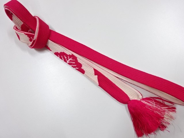 JAPANESE KIMONO / HAND-TIED OBIJIME CORD